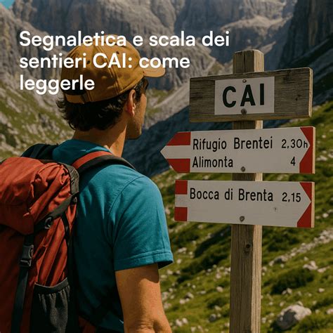 Segnaletica di un sentiero di sci alpinismo in montagna.