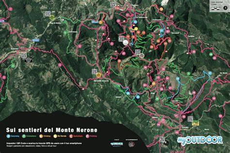 Mappa schematica dei sentieri che conducono verso il Monte Dimon e le cime circostanti