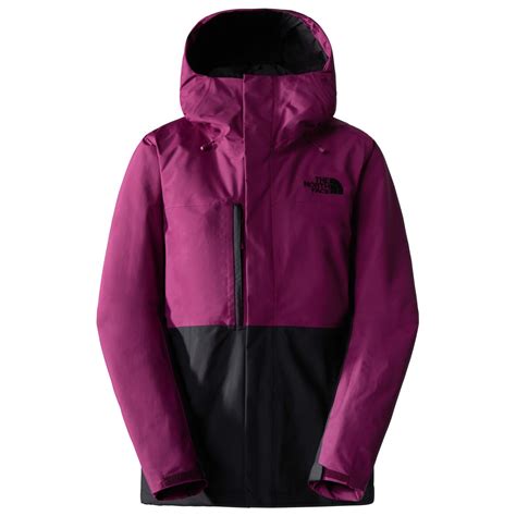 Giacca da sci da donna The North Face in azione sulla neve
