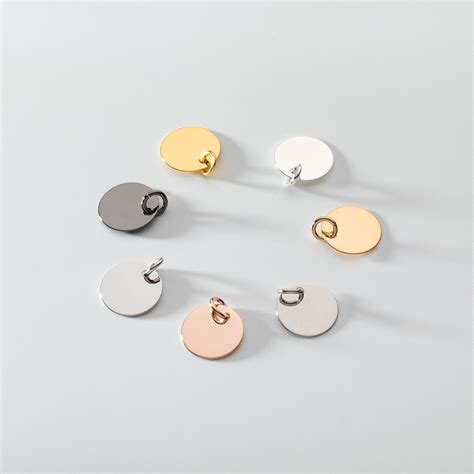 Placchetta in argento 925 con vite in acciaio ottonato