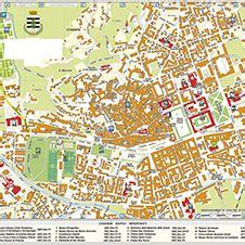 Mappa del centro storico di Pinerolo con le principali piazze e vie interessate dall'evento di Carnevale