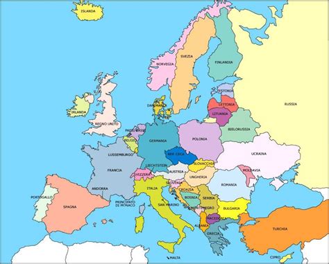 Mappa dell'Europa con evidenziate le sedi delle tappe della Coppa del Mondo di Biathlon 2025/2026