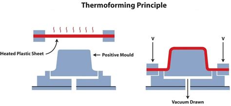 Infografica che illustra il processo di termoformatura di una scarpetta per scarpone da sci.