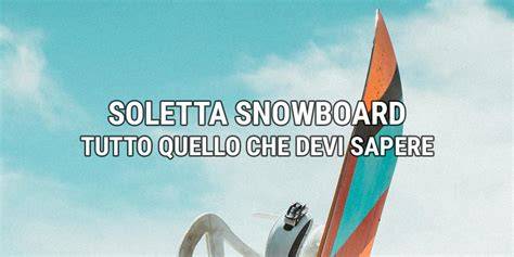 Schema delle parti di uno snowboard: soletta, lamine, topsheet