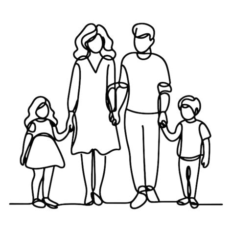 Illustrazione stilizzata di una famiglia che scia con skipass in mano
