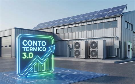 Schema semplificato di un edificio a energia quasi zero con integrazione di fonti rinnovabili