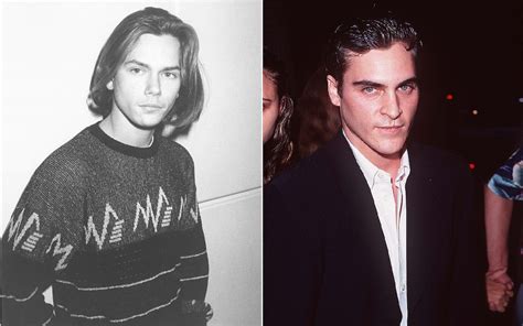 Foto di River Phoenix con il fratello Joaquin Phoenix