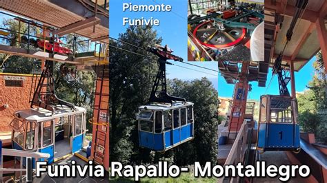 Schema dell'impianto funiviario Rapallo-Montallegro